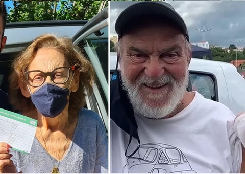 Lima Duarte e Laura Cardoso tomam vacina contra Covid: 'esperança'