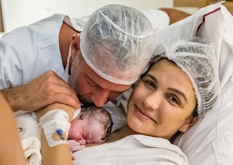 Nasce 3º filho de Kyra Gracie com Malvino Salvador