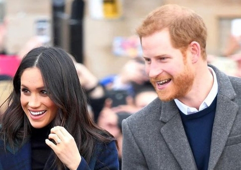 Príncipe Harry e Meghan divulgam cartão de 1º Natal longe da realeza