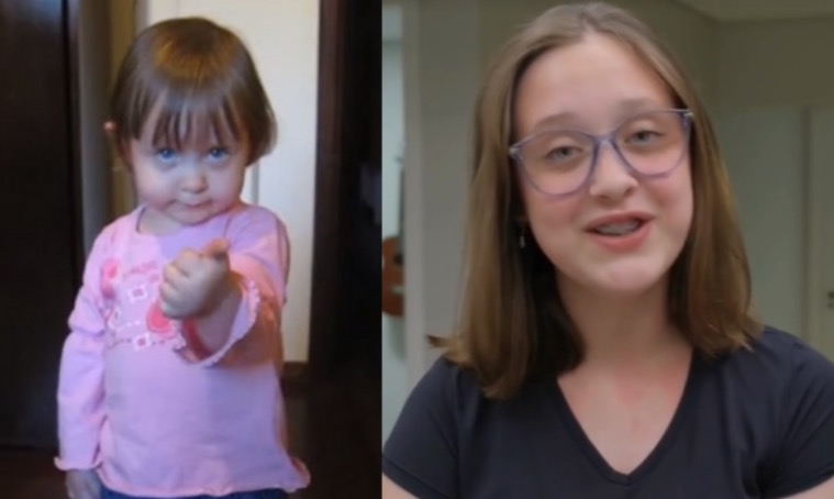 Lembra dela? Veja como está a menina do meme 'não fecha a porta' 