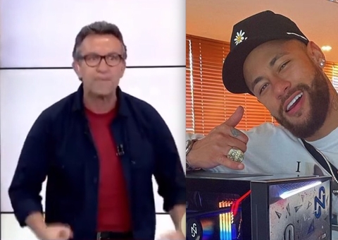 Neto fica ‘pistola' ao vivo e critica festa de Neymar: ‘babaca’