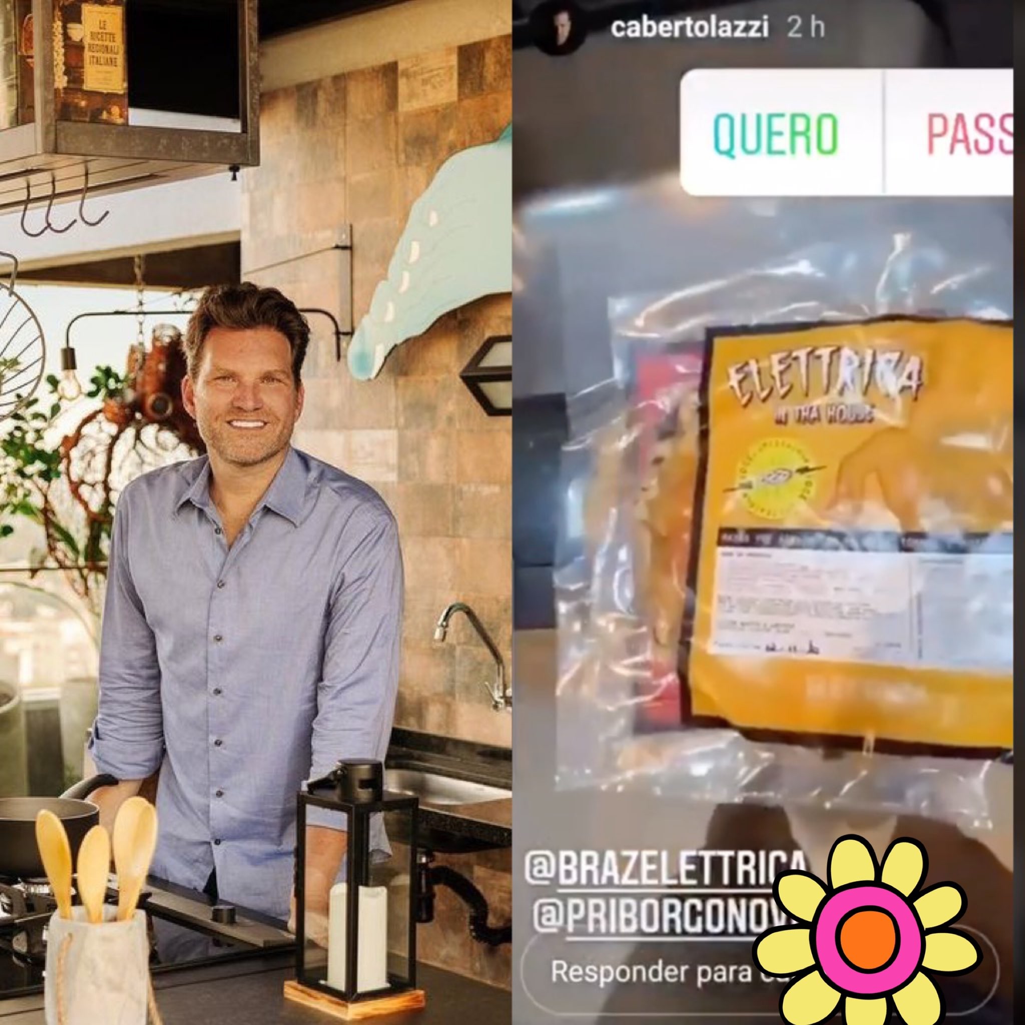 Apresentador Carlos Bertolazzi deixa pênis 'escapar' ao fazer publipost