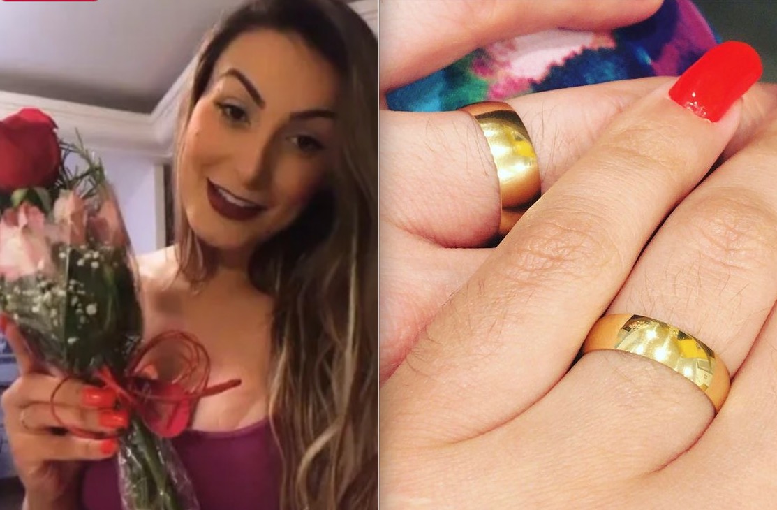 Andressa Urach fica noiva e desiste de ser apresentadora em SP