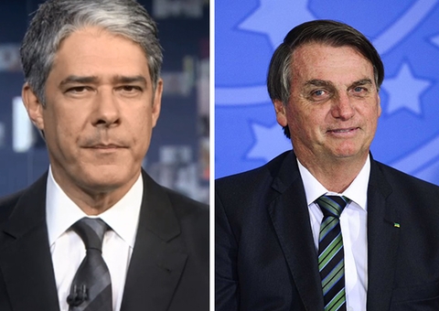 Bolsonaro chama William Bonner de 'canalha e sem-vergonha'