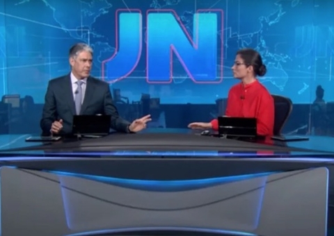 Falha técnica no JN irrita Bonner e Renata Vasconcellos vira meme 