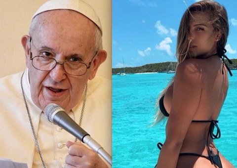 Modelo fala sobre curtida do Papa Francisco em fotos sensuais:'vou à missa'