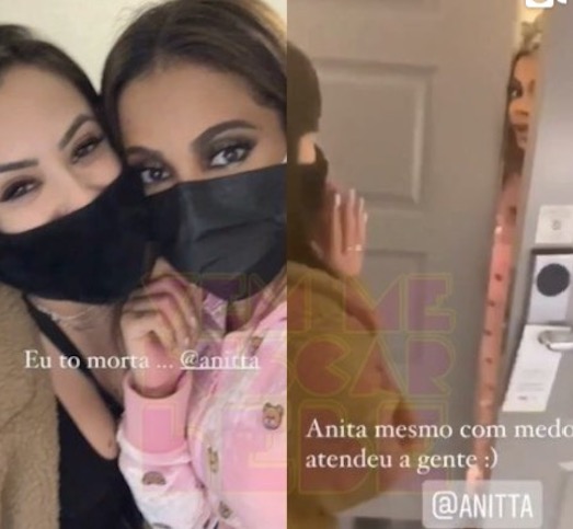 Anitta leva susto ao ter quarto de hotel 'invadido' por fãs em Nova York