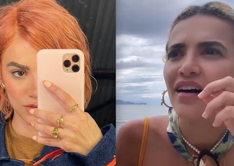 No dia do aniversário, Manu Gavassi deixa iPhone cair no mar em passeio