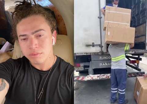 Chegam a Manaus 60 respiradores doados por Whindersson Nunes; vídeo