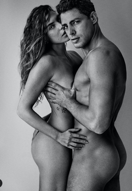 Cauã Reymond e Mariana Goldfarb posam nus em clique ousado