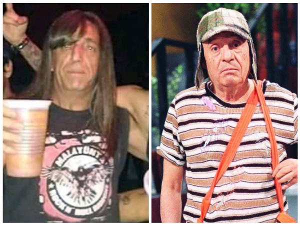 Argentino viraliza como 'Chaves Metaleiro' e semelhança impressiona