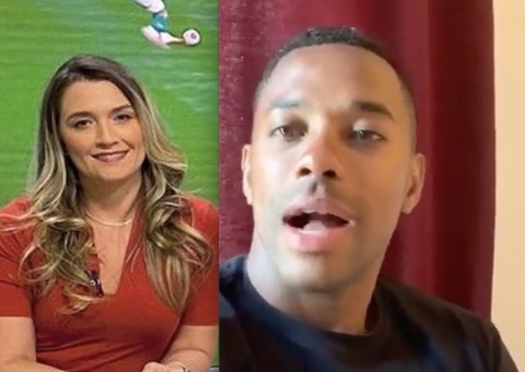 Comentarista atacada por torcedores faz desabafo após condenação de Robinho