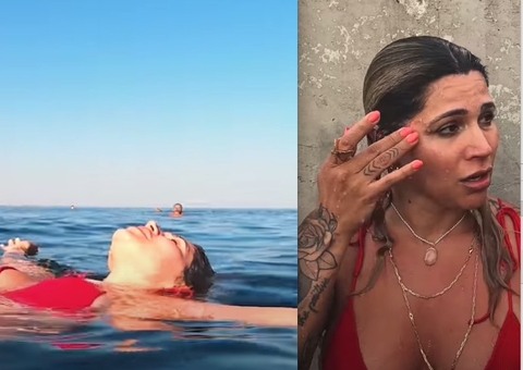 Dani Souza passa mal após nadar no Mar Negro: 'sensação horrível'