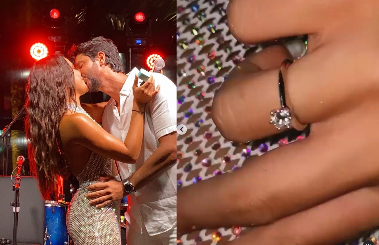 Ex-BBB Emilly é pedida em casamento na virada do ano: ‘não sei descrever’