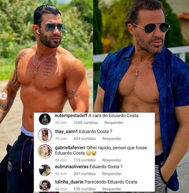 Gusttavo Lima surge diferente e é comparado a Eduardo Costa