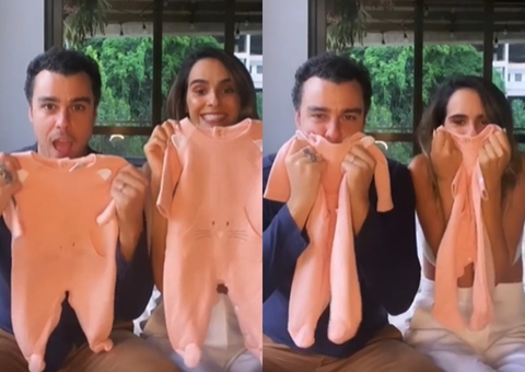 Joaquim Lopes e Marcella Fogaça anunciam gravidez: 'gêmeas'