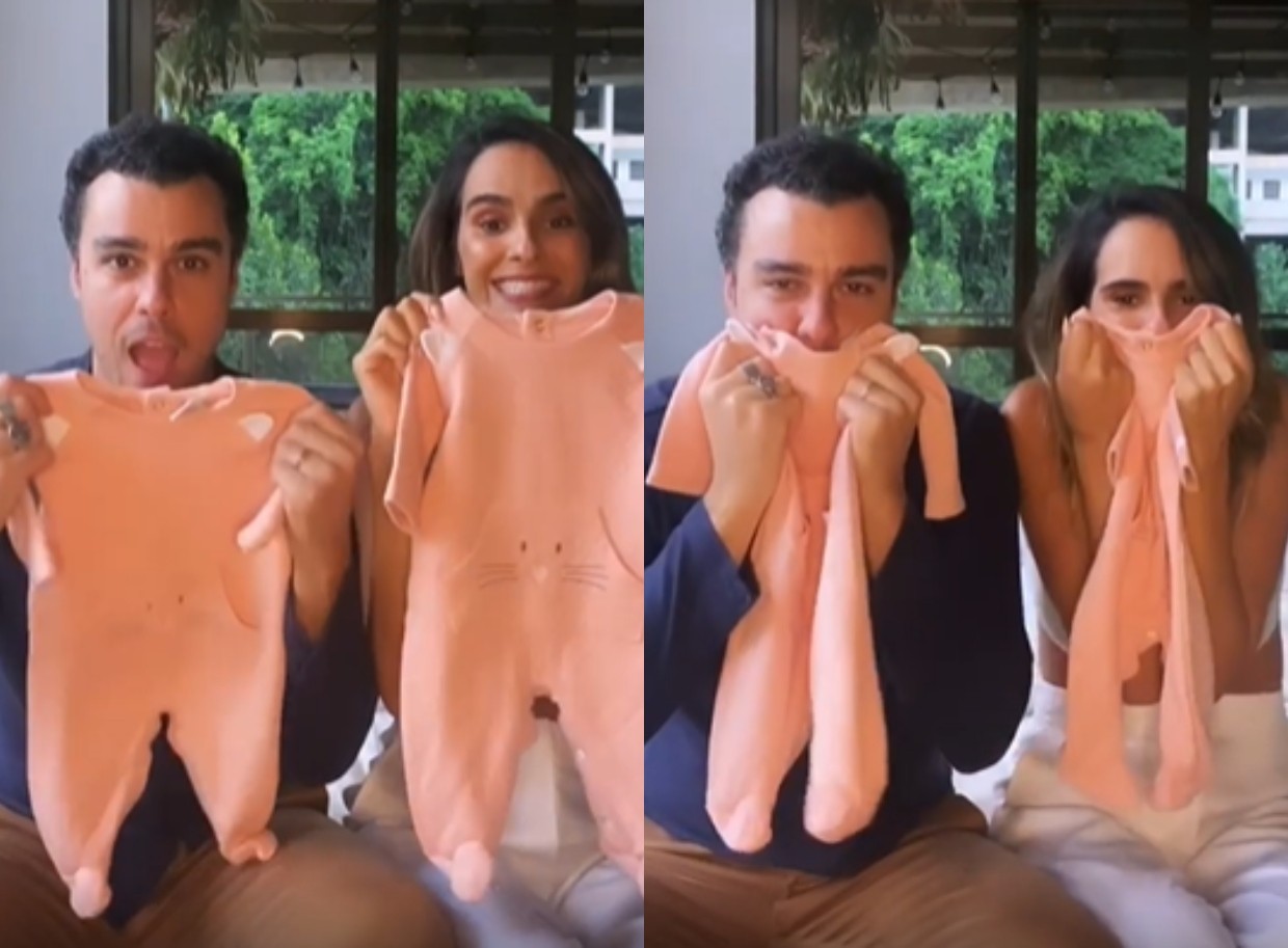 Joaquim Lopes e Marcella Fogaça anunciam gravidez: 'gêmeas'