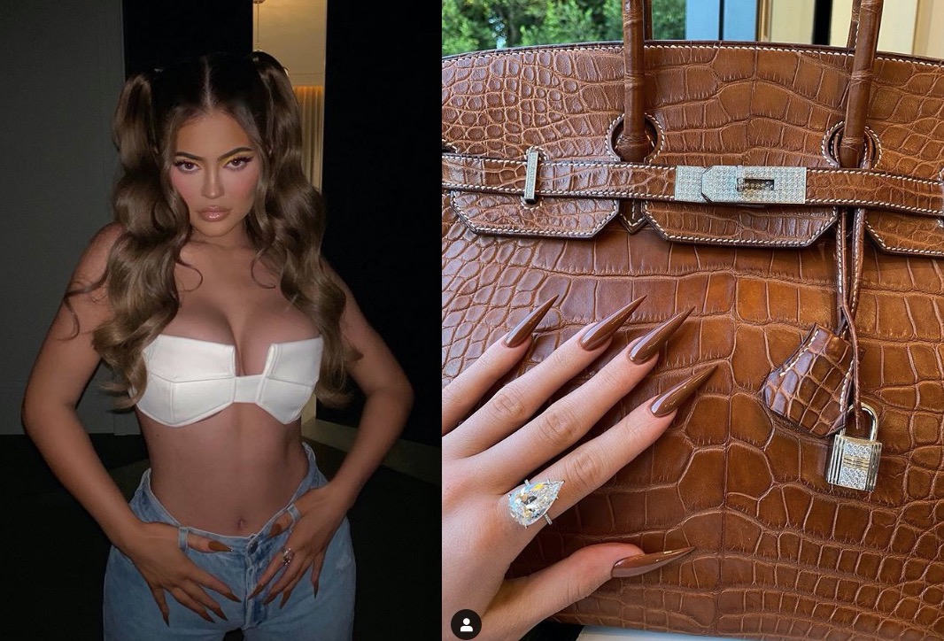 Kylie Jenner ostenta bolsa e anel de valor inacreditável 