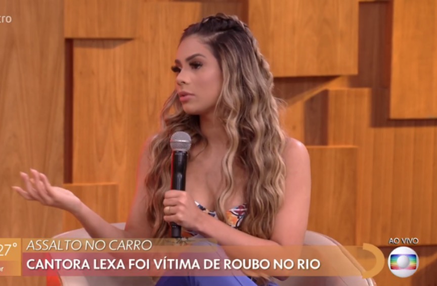 Lexa diz que correu atrás de assaltante: 'entrei em desespero'