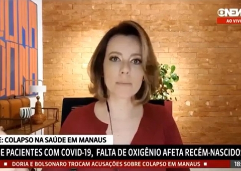 Jornalista da GloboNews chora ao falar sobre colapso da saúde no Amazonas
