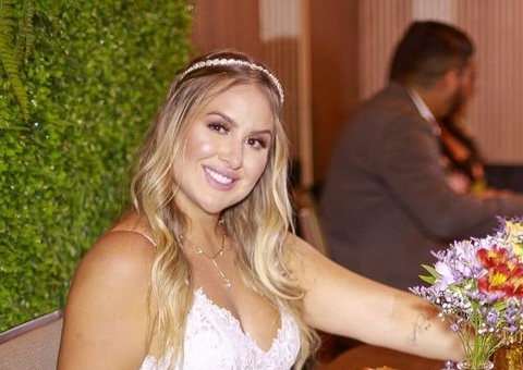 Ex-BBB Patrícia Leitte se casa após 1 mês de namoro