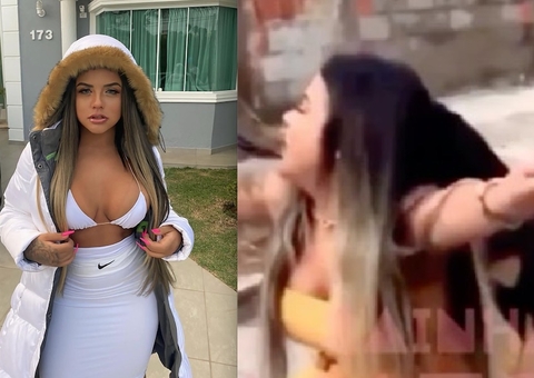 Influencer é 'atacada' por cachorro no cio, grava vídeo e é detonada