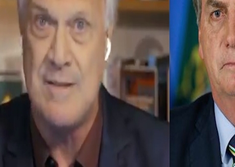 Vídeo: Pedro Bial chama Bolsonaro de 'acéfalo' e 'desgovernante'