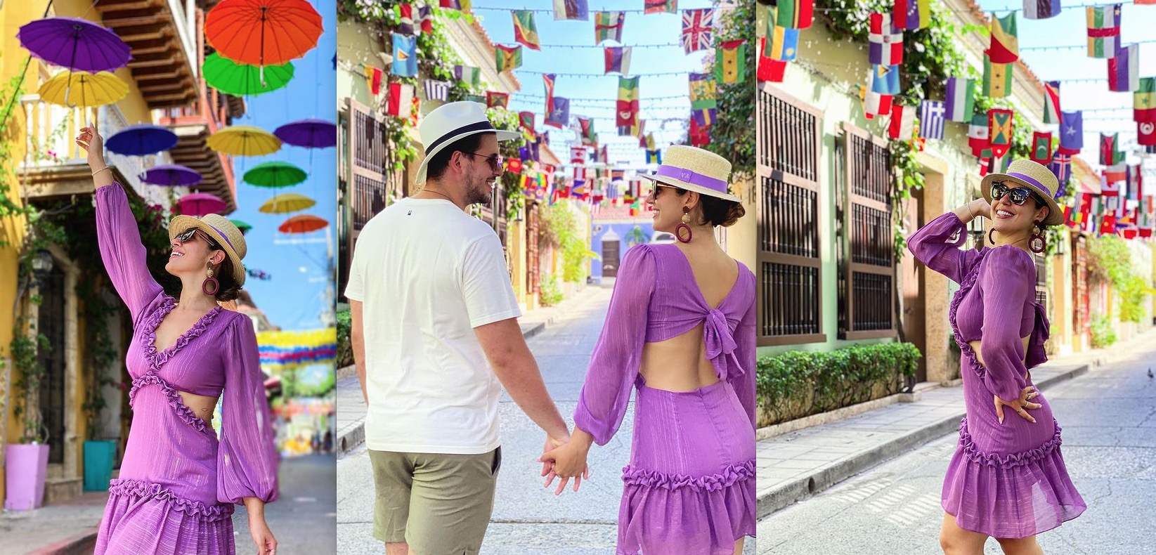 De férias, Vivian Amorim abre álbum de fotos de sua viagem à Colômbia 