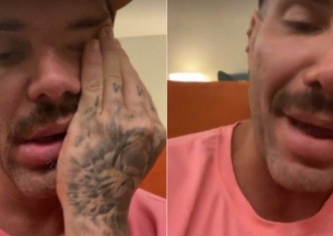 Matheus Mazzafera se desespera com tentativa de invasão a quarto de hotel