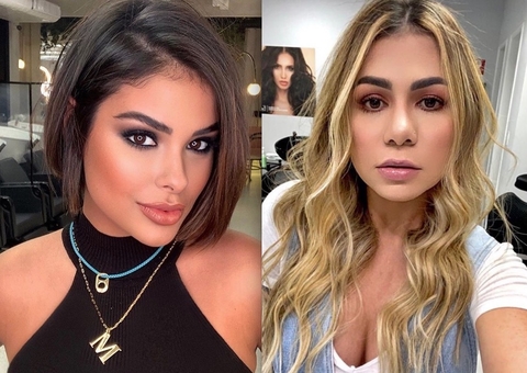 Vídeo mostra barraco entre Munik Nunes e ex de Dudu em supermercado 