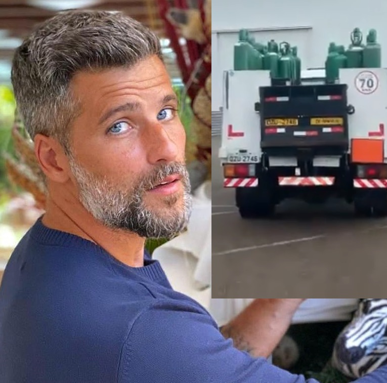 Bruno Gagliasso envia oxigênio a Manaus e pede impeachment de Bolsonaro