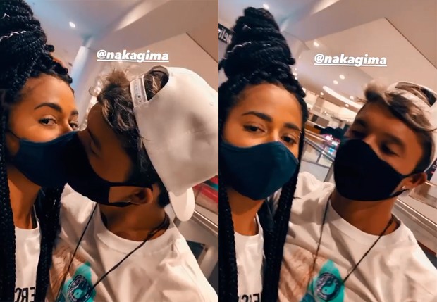 MC Loma assume namoro com surfista Nakagima, de 33 anos, e causa polêmica