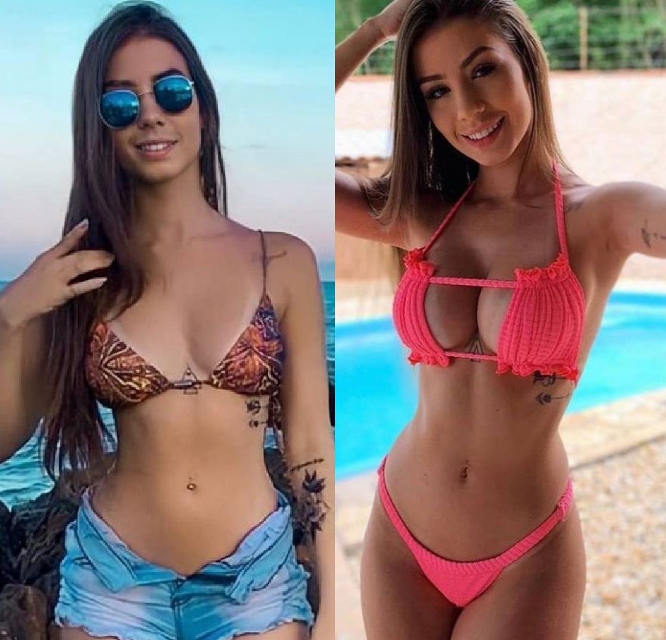 Silicone? Namorada de Whindersson surge turbinada e abaixa biquininho