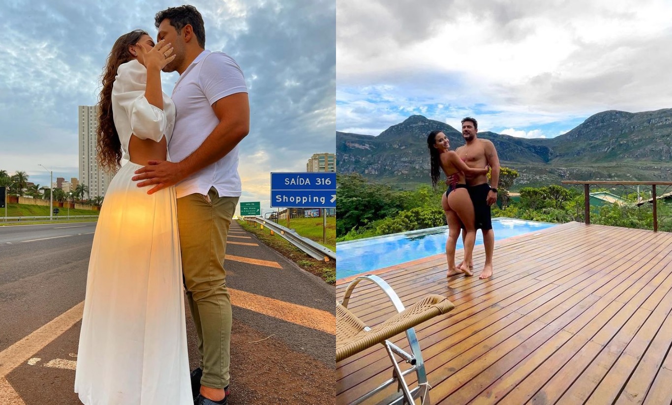 Sertanejo João Bosco pede namorada em casamento ao som de pisadinha