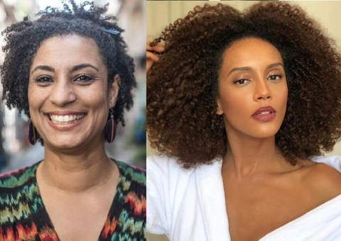 Taís Araújo aparece caracterizada para interpretar Marielle Franco 