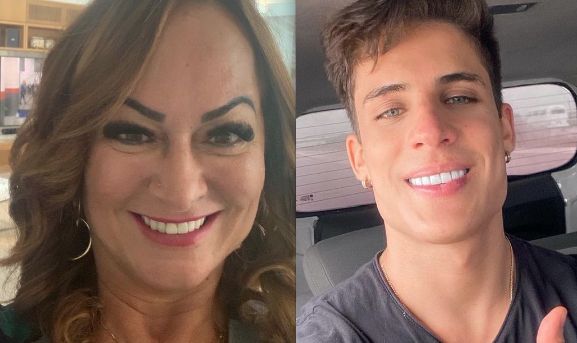 Mãe de Neymar é flagrada em voo internacional com Tiago Ramos 