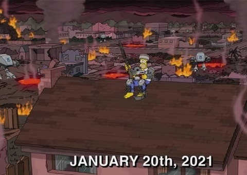 Internautas estão com medo de mais uma previsão de Os Simpsons