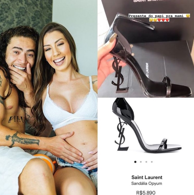 Whindersson presenteia namorada com sandália de quase R$ 6 mil