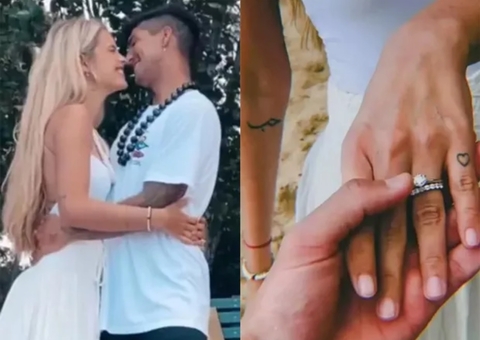 Gabriel Medina mostra vídeo do casamento com Yasmin Brunet 