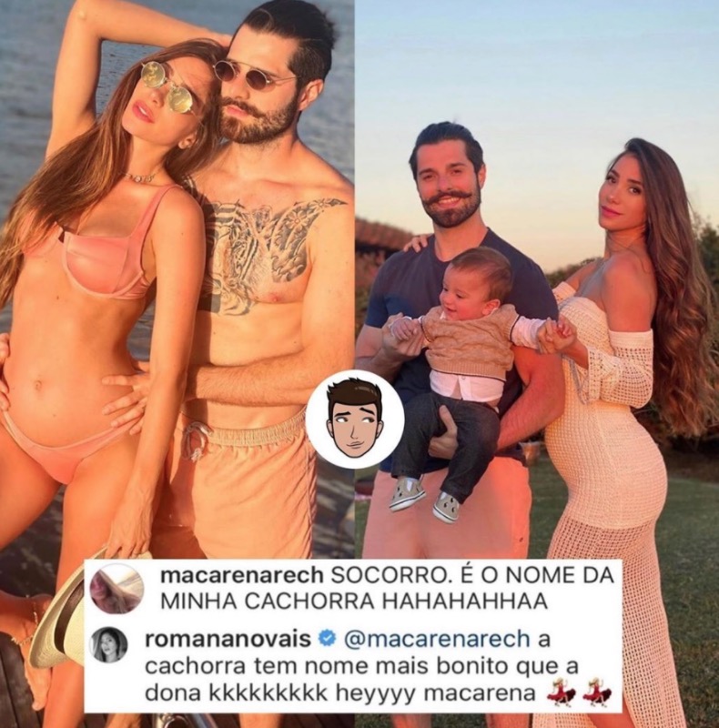 Romana Novais alfineta seguidora que zoou nome da sua filha com Alok