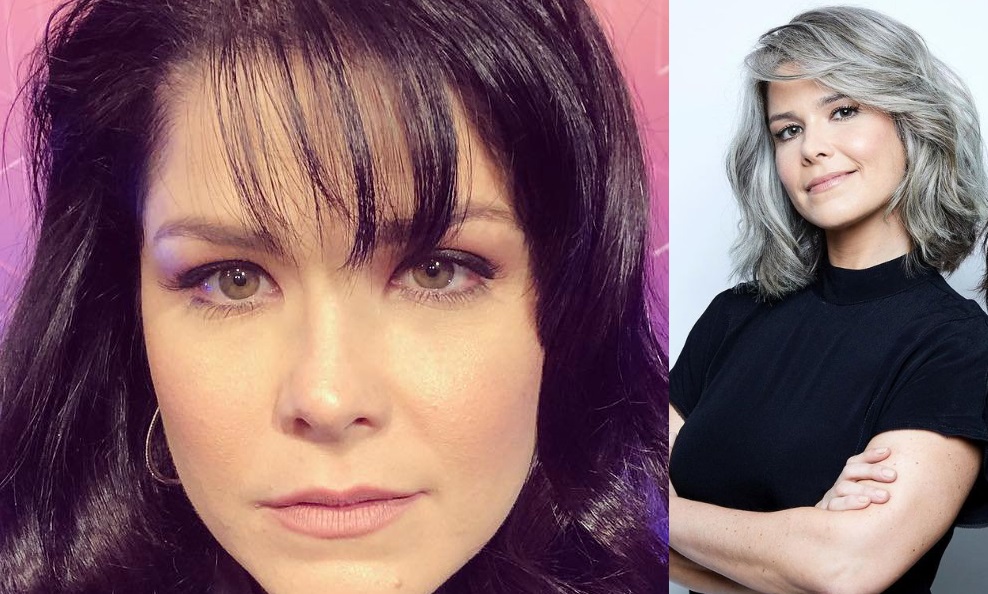 Samara Felippo assume cabelos brancos aos 42 anos