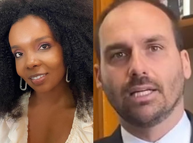 Ex-BBB Thelma Assis sofre primeira derrota em ação contra Eduardo Bolsonaro
