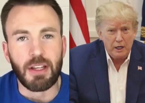 Chris Evans rebate comentário de Trump sobre Covid-19 e viraliza na web