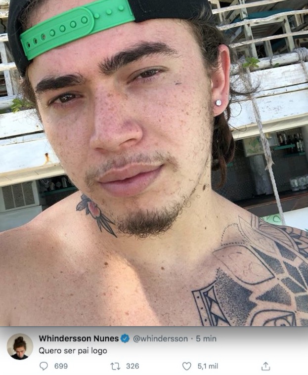 Whindersson Nunes revela que tem pressa para ser pai e agita fãs