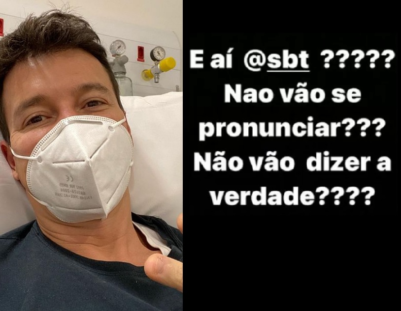 Rodrigo Faro se revolta e questiona SBT após polêmica sobre teste de covid