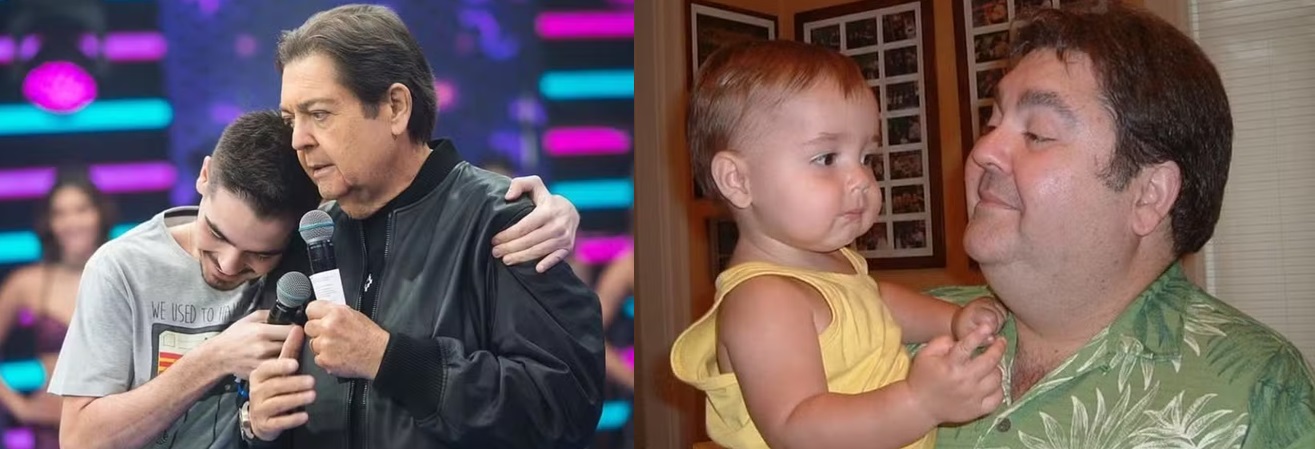 Filho e esposa homenageiam Faustão aos 75 anos do apresentador