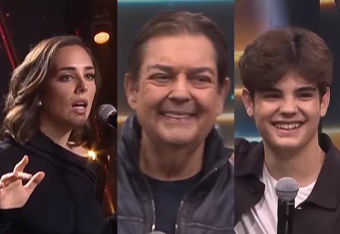 Faustão se despede da Band reunindo todos os filhos no ar pela primeira vez