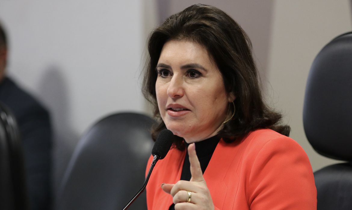 Candidata à presidência, Simone Tebet será entrevistada hoje no JN