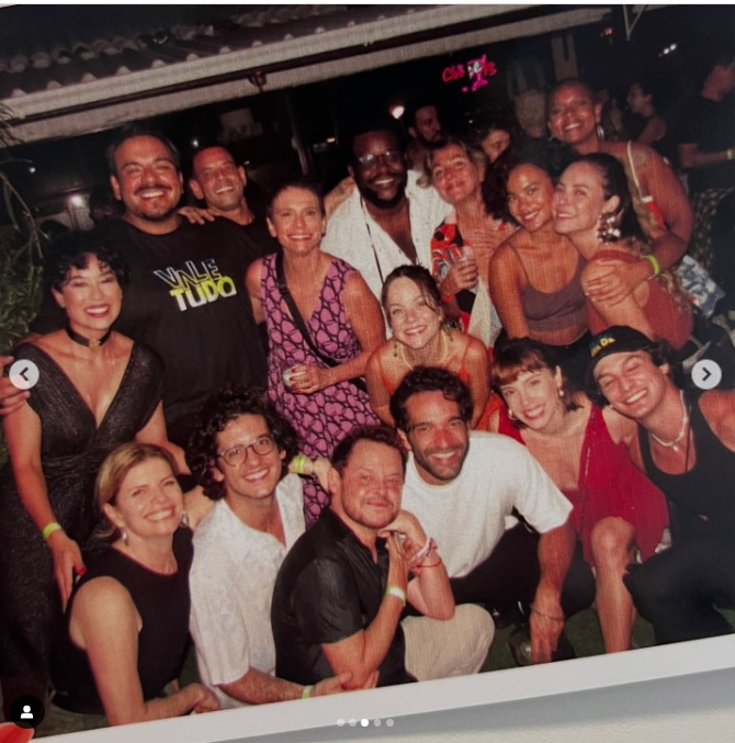 Cauã Reymond fica de fora de festinha com elenco de Vale Tudo 