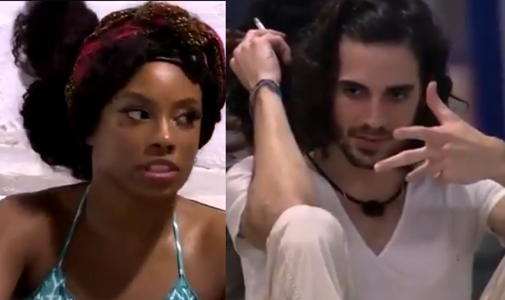 BBB21: Fiuk alerta Lumena sobre apontar o dedo na cara